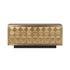 Richmond Interiors Sideboard Collada 3-türig (Gebürstetes Gold) Sideboard Richmond Interiors