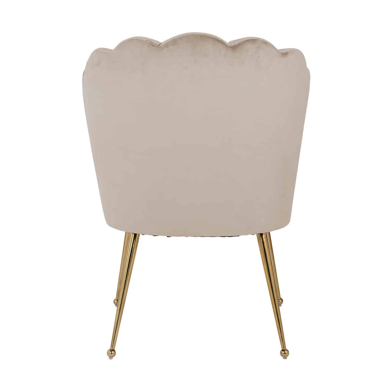 Richmond Interiors Stuhl Pippa Khaki Samt/Gold (Quartz Khaki 903) Esszimmerstuhl Richmond Interiors