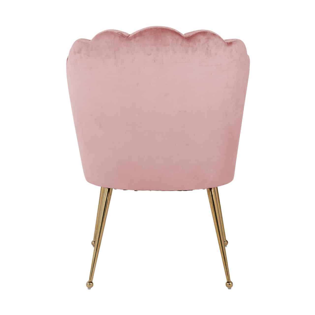 Richmond Interiors Stuhl Pippa rosa Samt / gold (Quartz Pink 700) Esszimmerstuhl Richmond Interiors