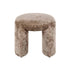 Richmond Interiors Sitzpuff Fargo Taupe Chenille (Bergen 104 Taupe Chenille) Pouf rund Richmond Interiors