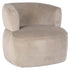 Richmond Interiors Sessel Donna Samt khaki (Quarz Khaki 903) Polstersessel Richmond Interiors