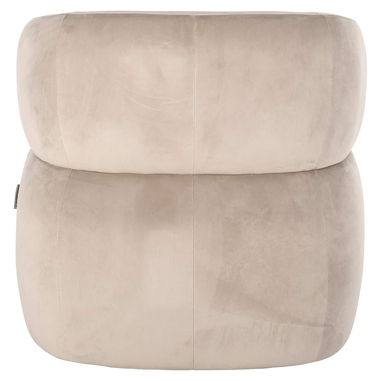 Richmond Interiors Sessel Donna Samt khaki (Quarz Khaki 903) Polstersessel Richmond Interiors