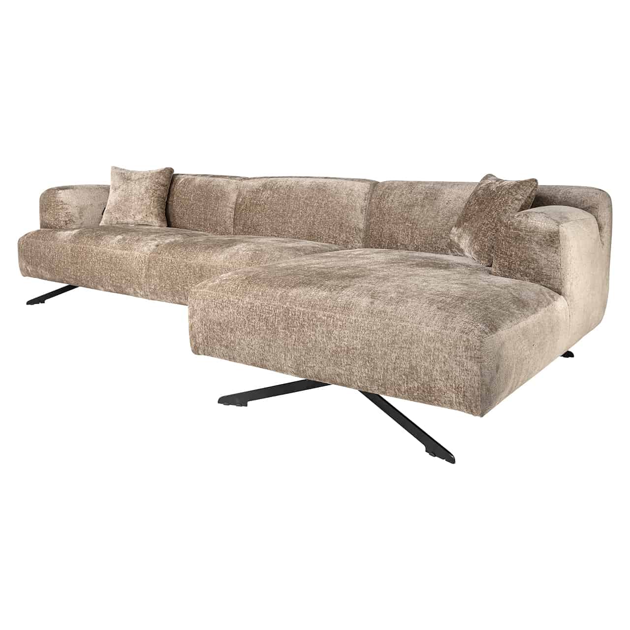 Richmond Interiors - Sofa Donovan 3-Sitzer + Lounge rechts Ecksofa Richmond Interiors